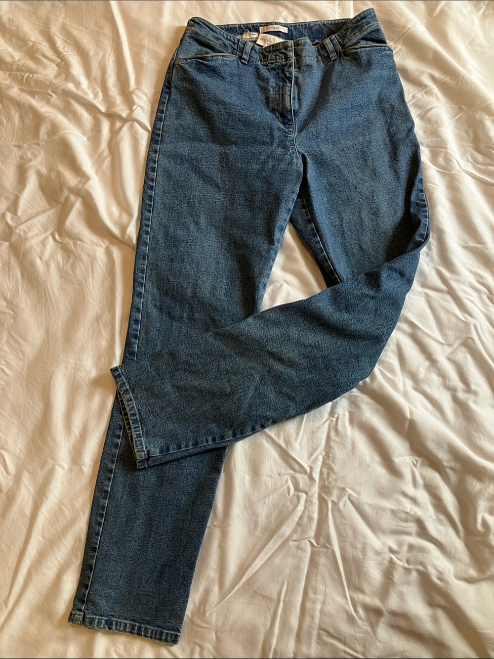 Vintage Jones New York Straight-Leg Women's Jeans in Dark Blue Wash